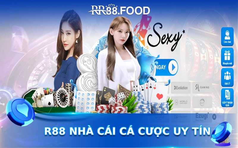 Kho casino RR88 nhiều sảnh cược hợp tác với các nhà cung cấp lớn 